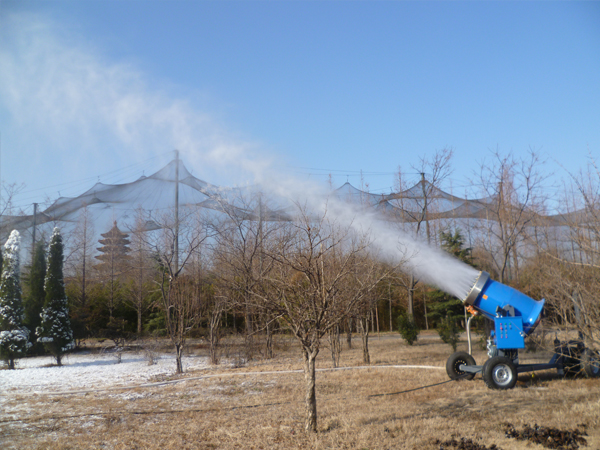 长城牌造雪机设备的造雪能力非常强大